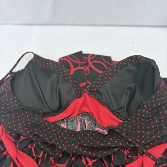 VTG 90's/Y2k My Michelle Babydoll Dress SZ Medium Black Red Whimsigoth Fairy - Picture 8 of 10